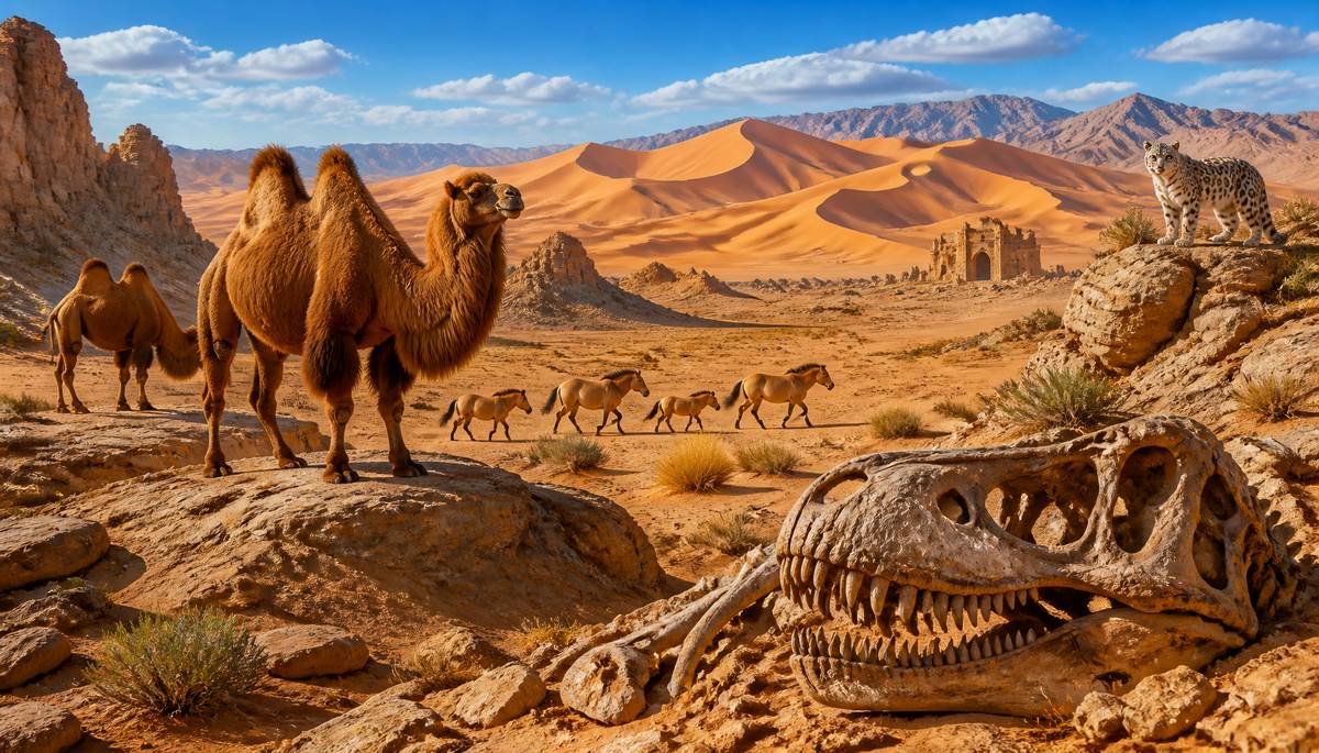 Gobi Desert: Mongolias Land of Dunes and Dinosaurs