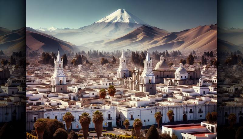 Arequipa: Perus White City Shadowed by Misti Volcano