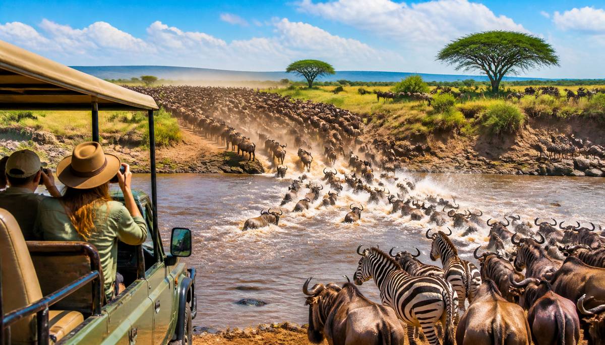 Great Wildebeest Migration 2026: When and Where to See River Crossings