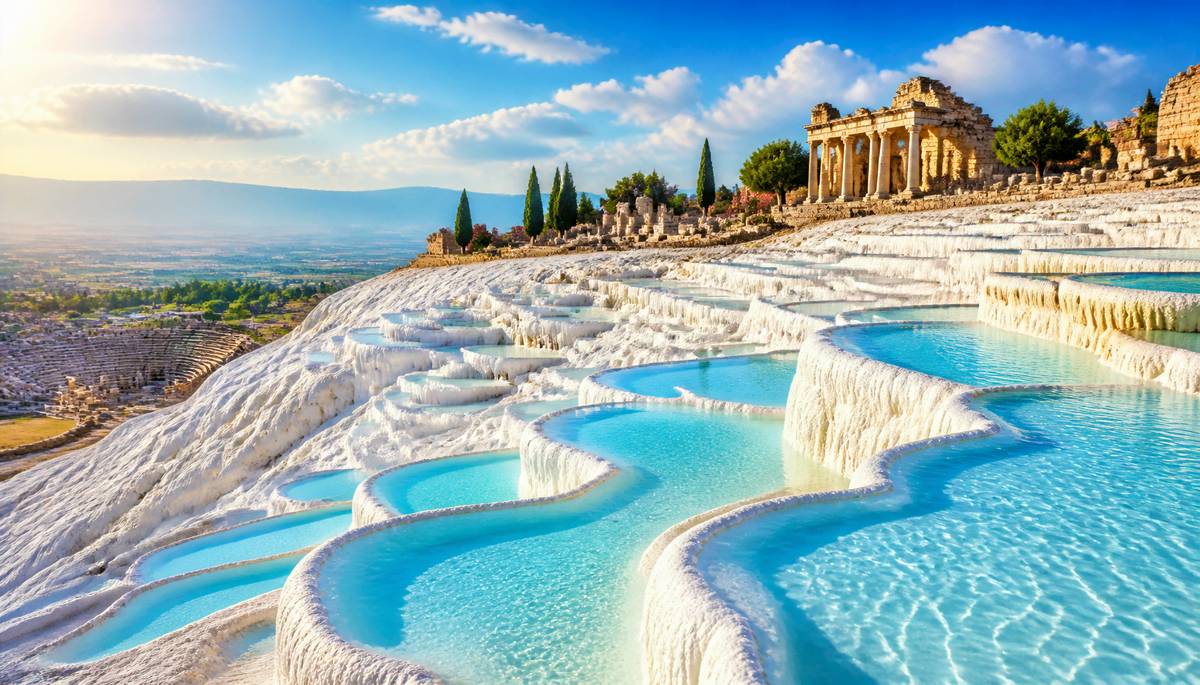 Pamukkale: Turkeys Cotton Castle of Terraces and Ancient Hierapolis
