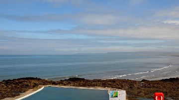 sea pool at Beachside holiday Park in westward ho