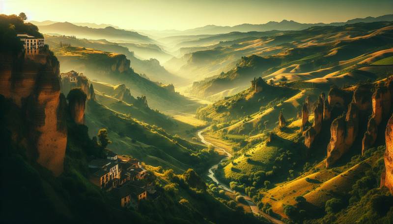 The Lush Valleys of Ronda, Spain