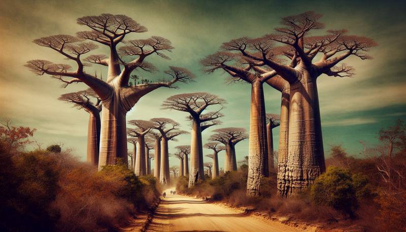 Madagascars Avenue of the Baobabs: Giants of Time and Nature