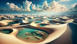 Len&#231;&#243;is Maranhenses: Brazil`s Desert of Rainwater Lagoons