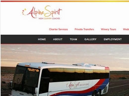 https://www.alpinespiritcoaches.com.au/ website