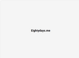 https://app.eightydays.me/ website