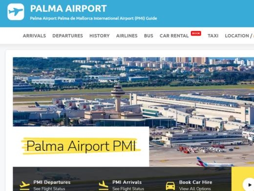 https://www.palma-airport.info/ website