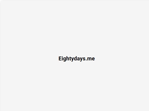 https://app.eightydays.me/ website